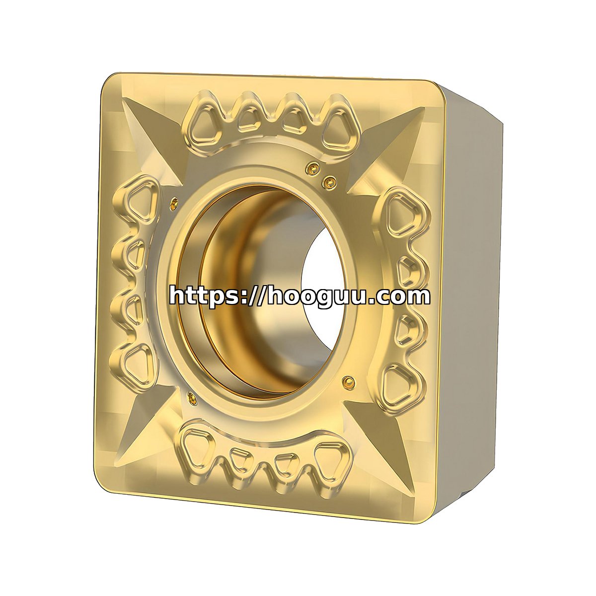Original Kennametal SDET43PDER8GB Carbide Milling Insert - Square | Steel & More SDET1204PDERGB KCSM40