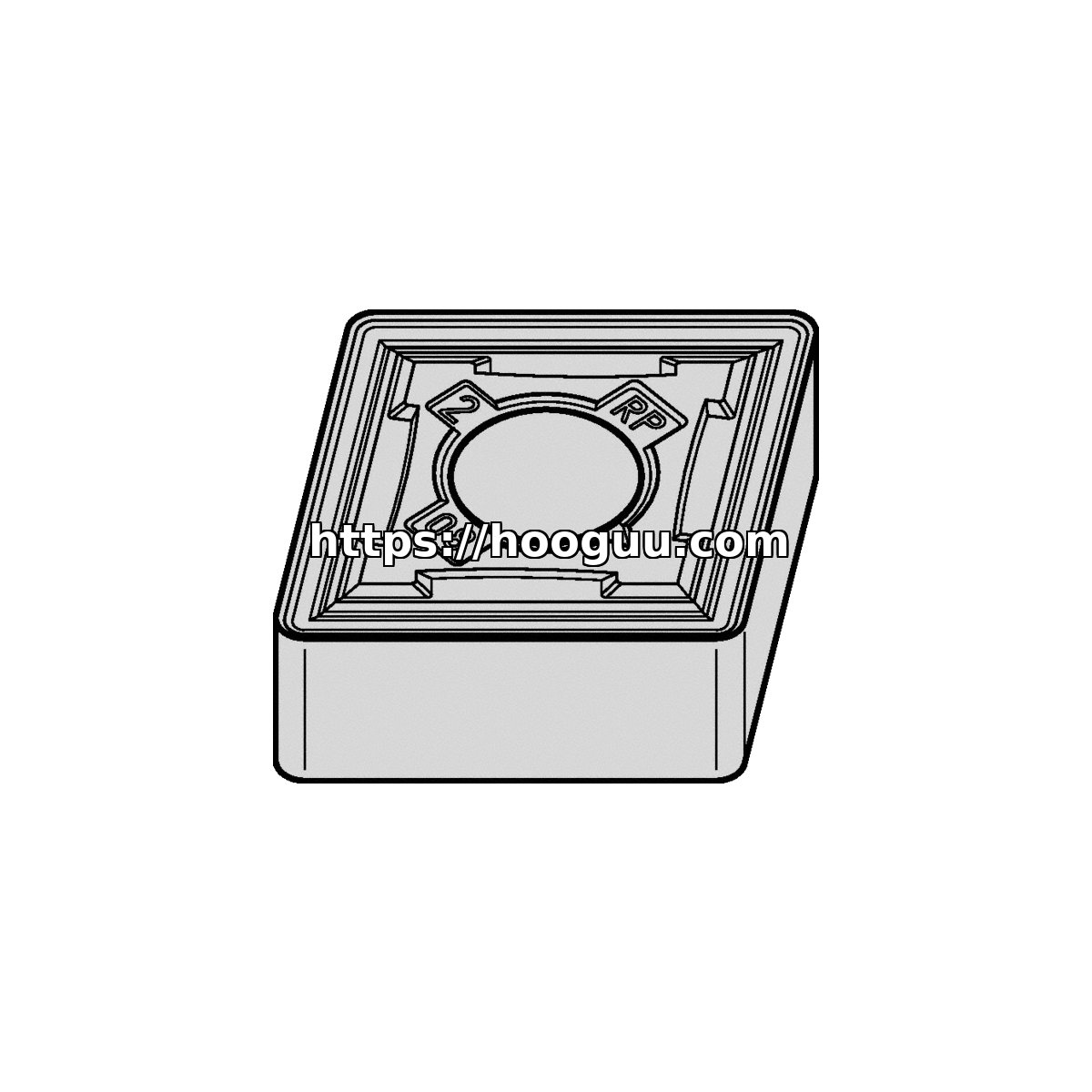 Original Kennametal CNMG544RP Carbide Turning Insert - Diamond 80° | Steel, Cast Iron KCPK05 CNMG544RP KCPK05