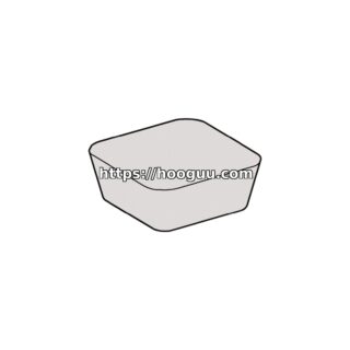 Original Kennametal SDHN43ZZSN4W Carbide Milling Insert - Square | Steel & More SDHN1204ZZSN4W KBK50