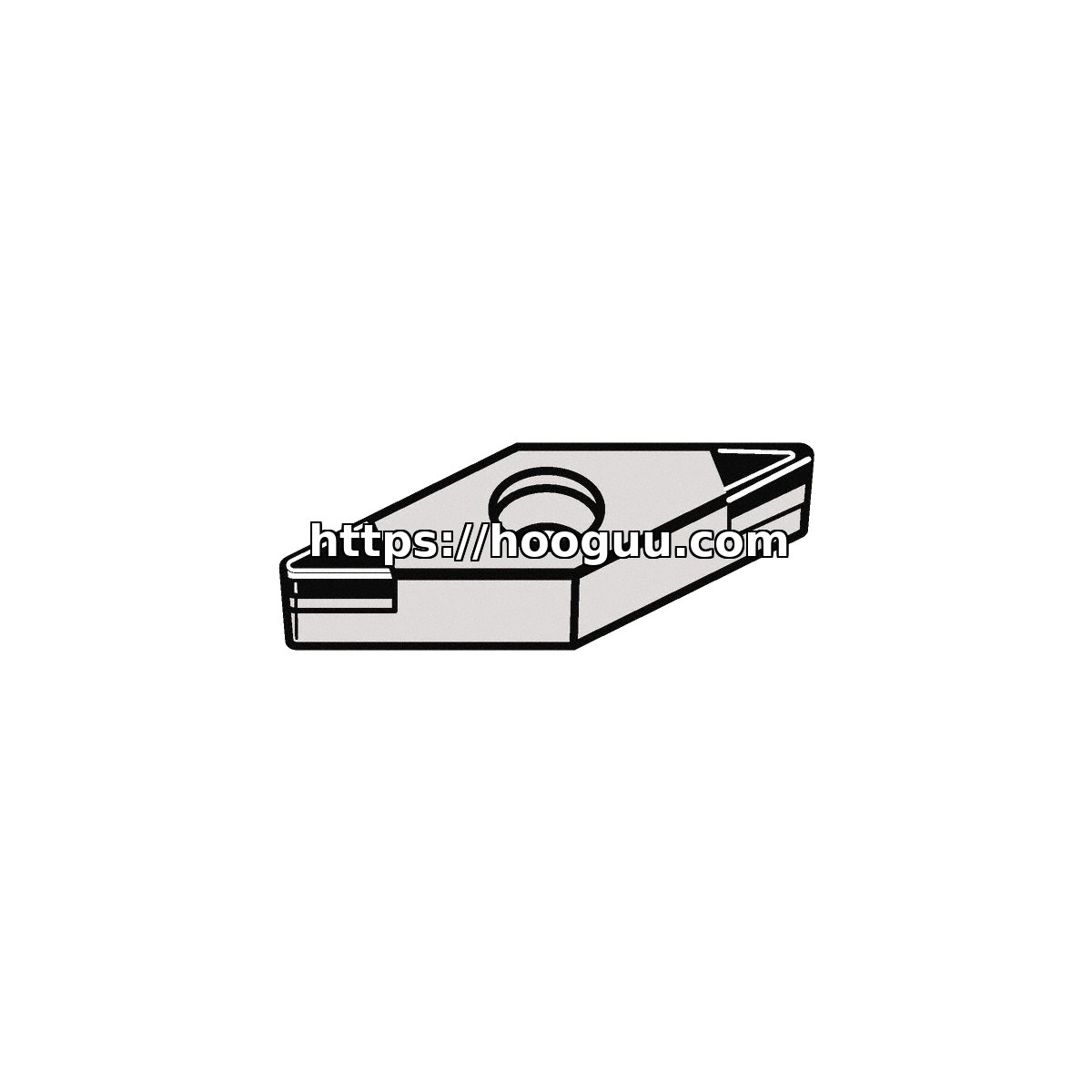 Original Kennametal VBGW221S0415MT H10 Carbide Turning Insert - Diamond 35° | Cast Iron KBH10 VBGW221S0415MT KBH10