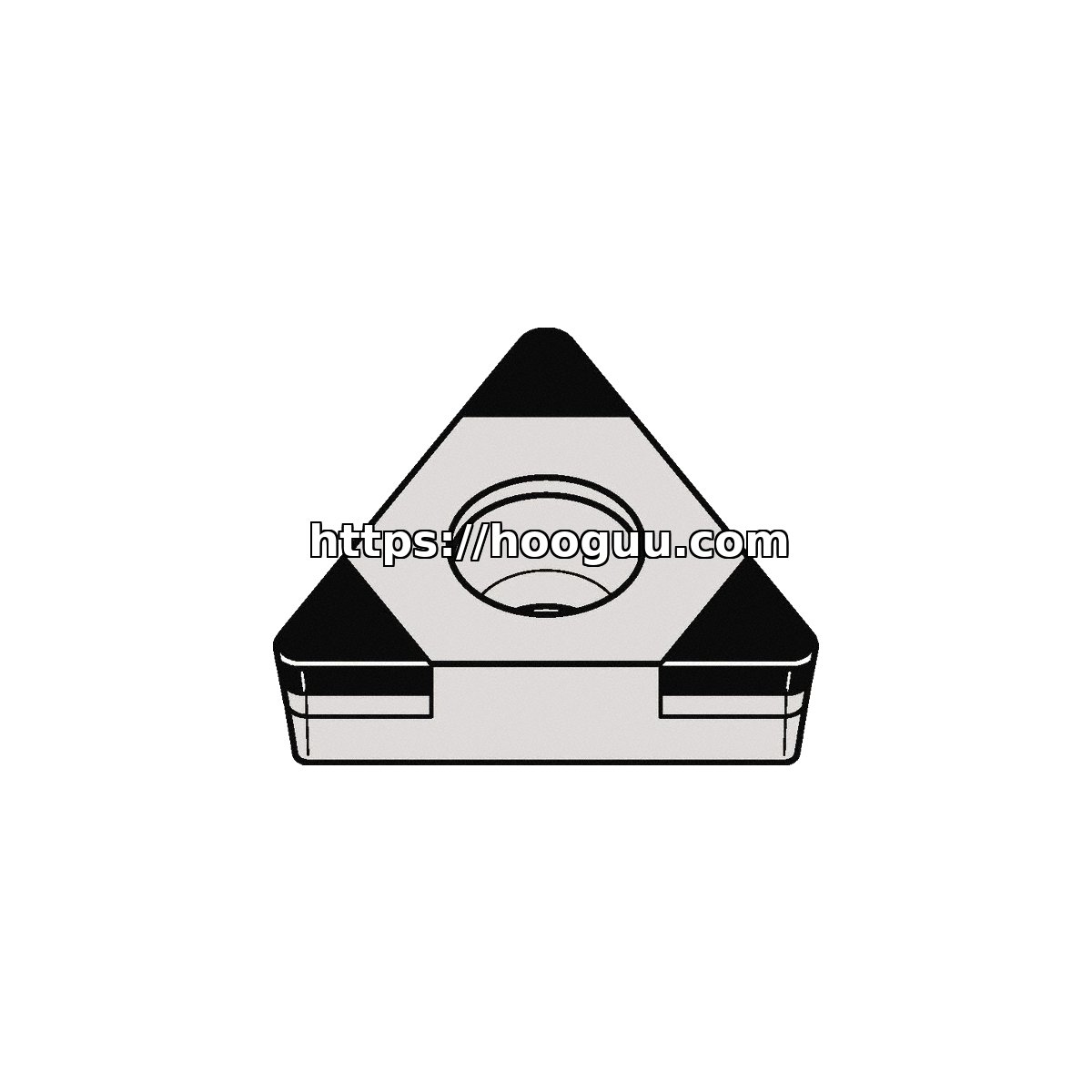 Original Kennametal TCGW2151S0525MT H10 Carbide Turning Insert - Triangle | Non-Ferrous, Composites KBH10 TCGW2151S0525MT KBH10