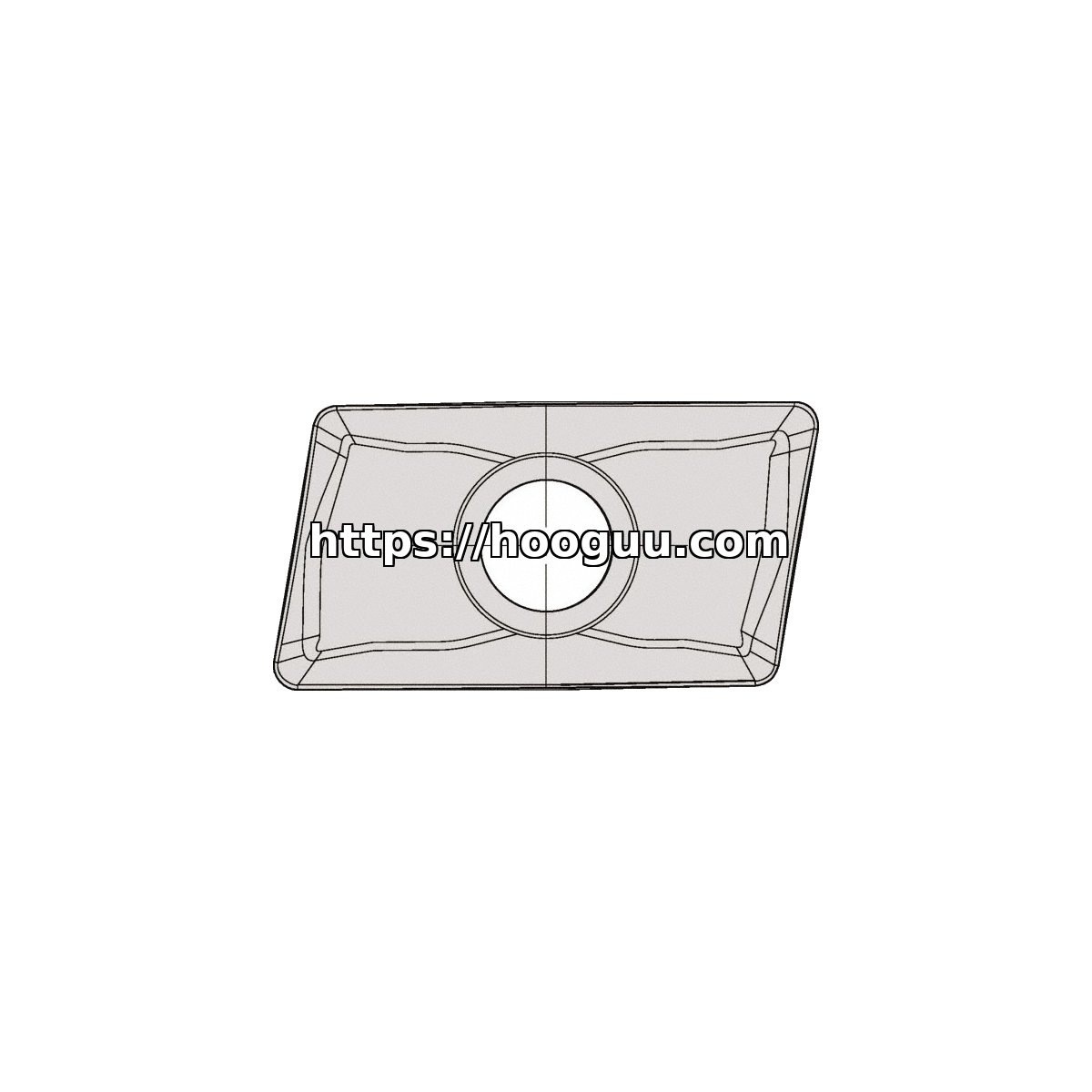 Original Kennametal KC720M Carbide Milling Insert - Parallelogram 55° JOMT160408ERLF JOMT160408ERLF KC720M