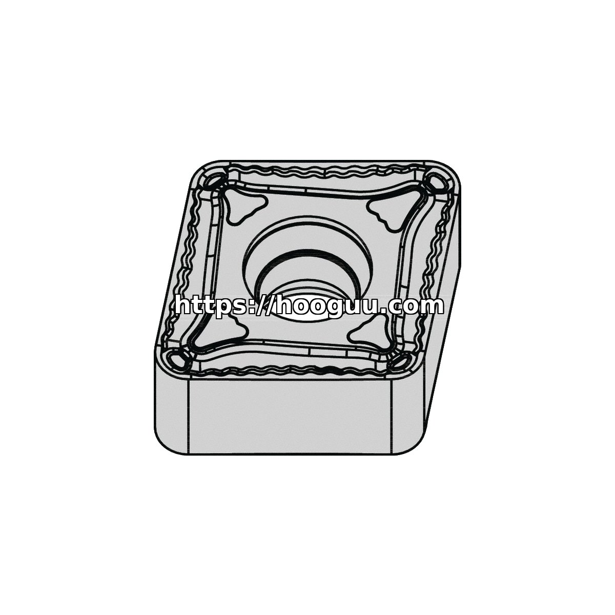 Original Kennametal CNMU443MN Carbide Turning Insert - Diamond 80° KCP05B CNMU443MN KCP05B
