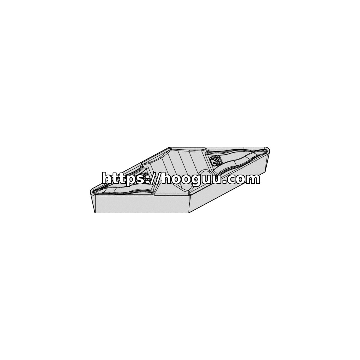 Original Kennametal VCMR331FP Carbide Turning Insert - Diamond 35° | Steel, Stainless Steel KCM25 VCMR331FP KCM25