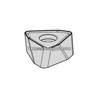 Original Kennametal WOEJ090512SRGD Carbide Milling Insert - Trigon 80° | Steel & More KCSM30 WOEJ090512SRGD KCSM30