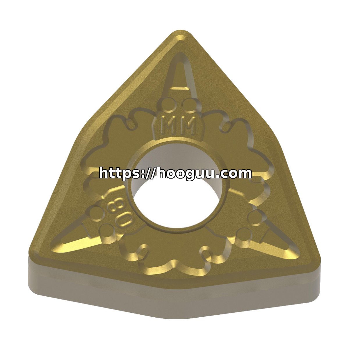 Original Mitsubishi WNMG332MM MC7115 Carbide Turning Insert - Trigon 80° | Steel, Stainless Steel