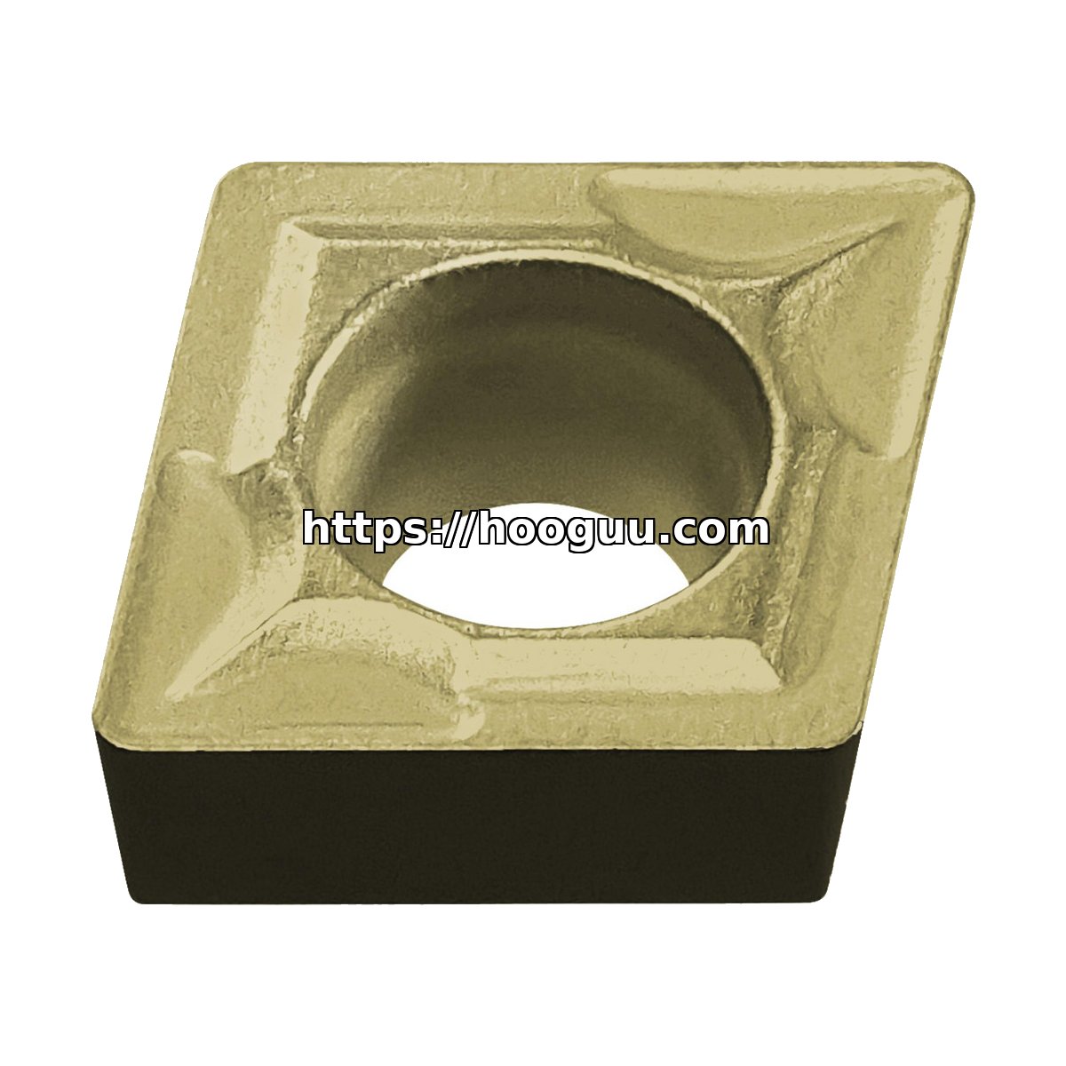 Original Mitsubishi CCMT32.50.5 UE6110 Carbide Turning Insert - Diamond 80° | Steel, Titanium