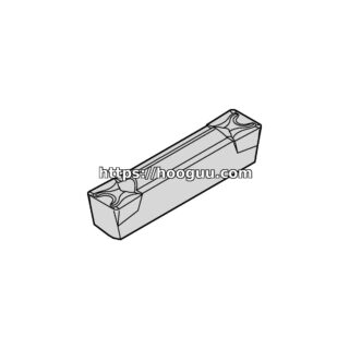 Original Kennametal A4G187I04P1GMN Carbide Grooving/Parting Insert - Parallelogram 85° | Non-ferrous KCU10B A4G187I04P1GMN KCU10B