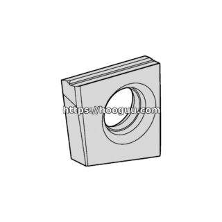 Original Kennametal C2FIX110405LMN Carbide Turning Insert - Diamond 80° | Non-ferrous KCU10B C2FIX110405LMN KCU10B