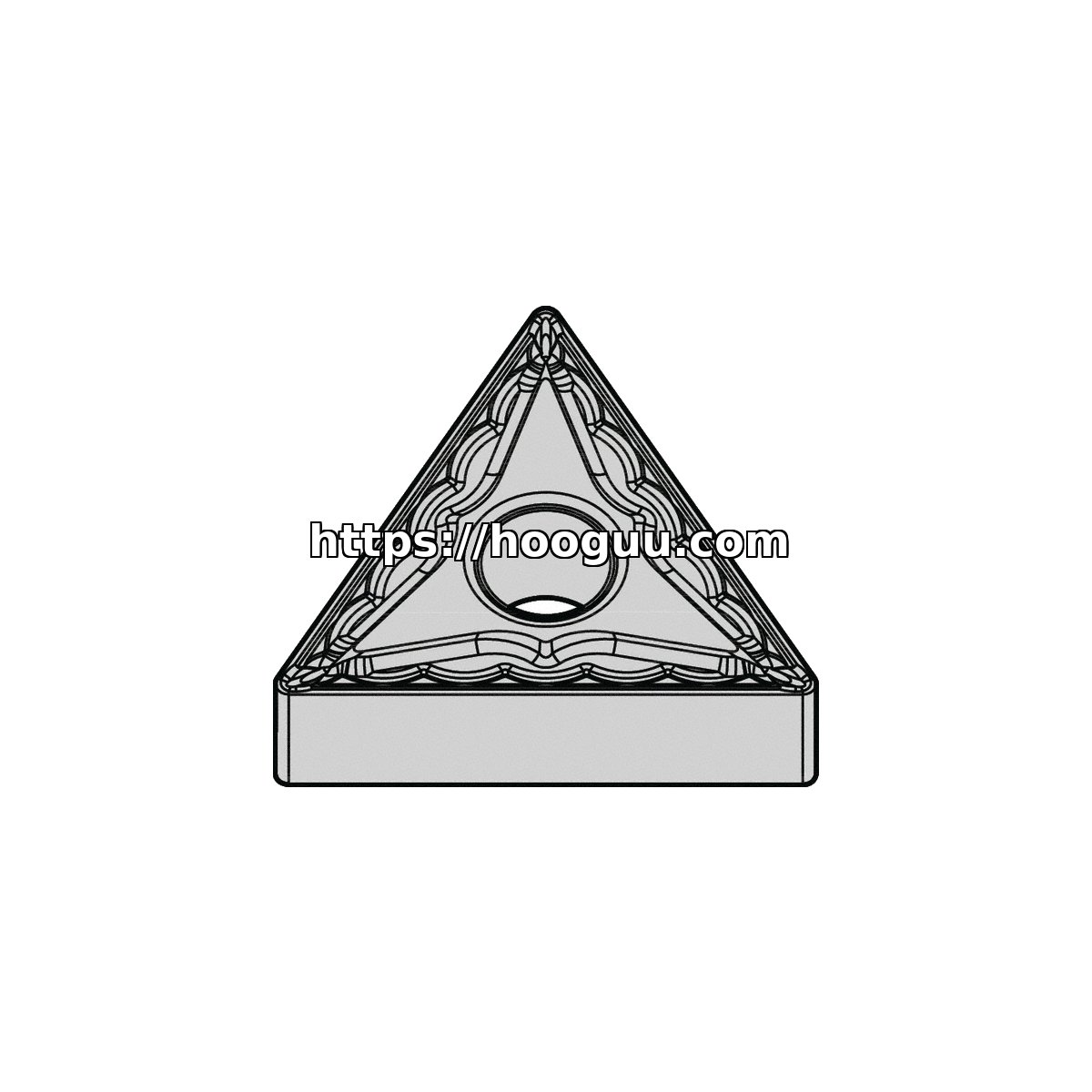 Original Kennametal TNMG332MG Carbide Turning Insert - Triangle | Cast Iron, Heat-resistant KCP10B TNMG332MG KCP10B