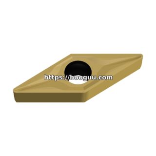Original Mitsubishi VBMT333FP MC6135 Carbide Turning Insert - Diamond 35° | Steel
