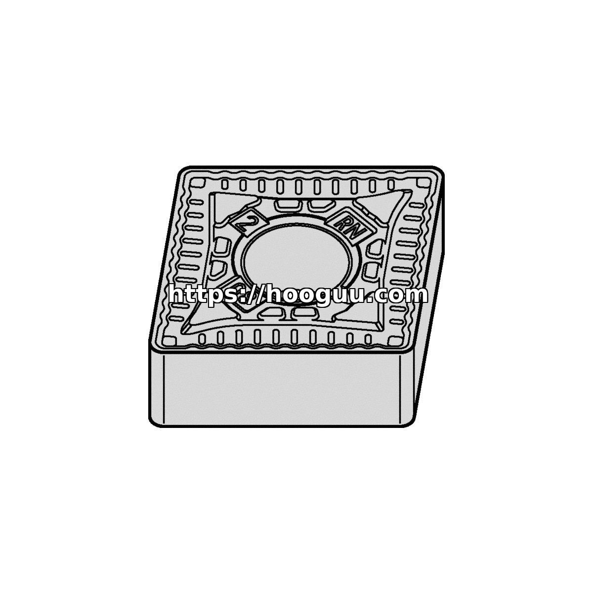Original Kennametal CNMG544RN Carbide Turning Insert - Diamond 80° KCPK05 CNMG544RN KCPK05
