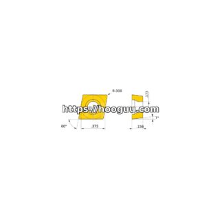 Original Mitsubishi CCGT32.50.5AZ Carbide Turning Insert - Diamond 80° HTI10 CCGT32.50.5AZ HTI10