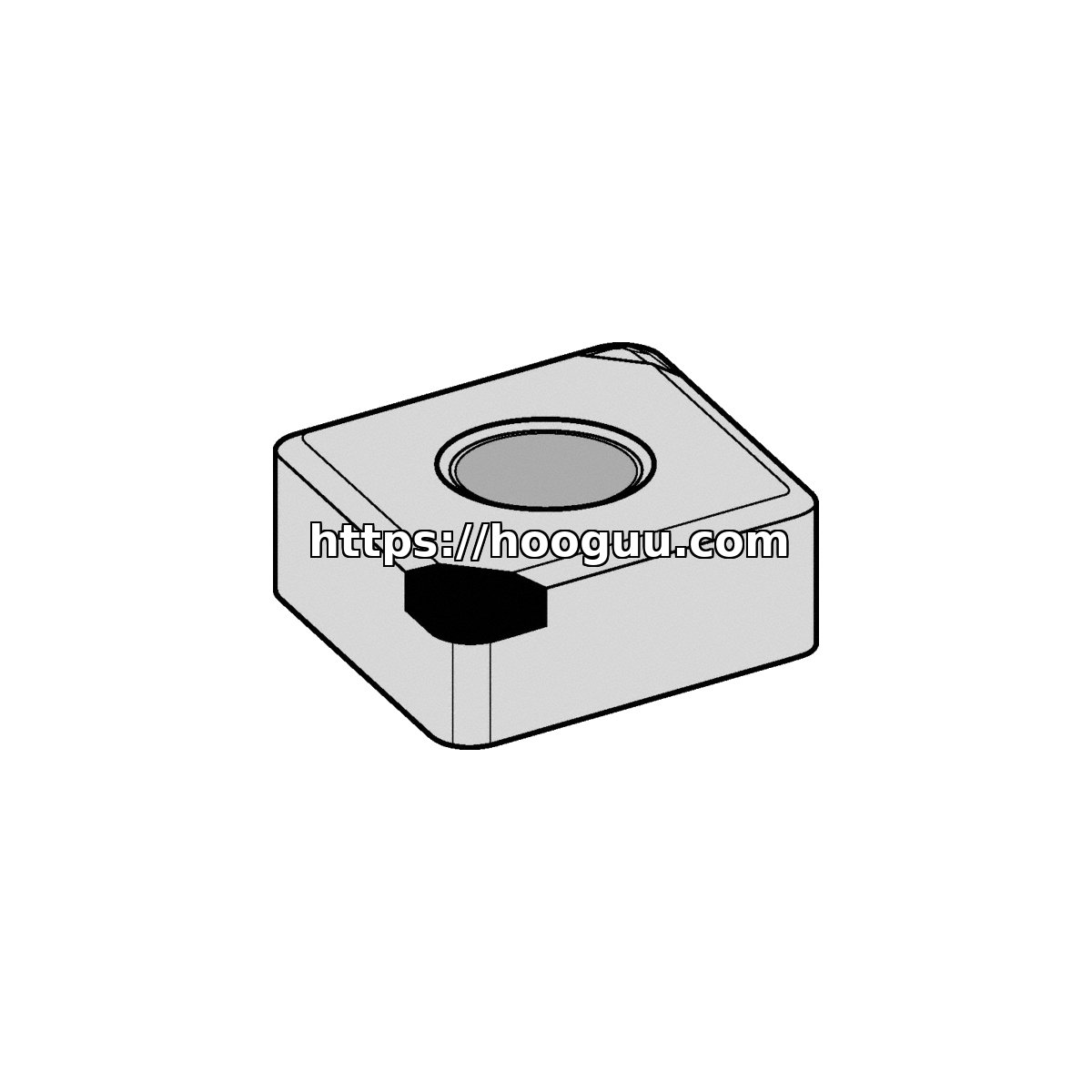 Original Kennametal CNGM431S0525MTCB1 Carbide Turning Insert - Diamond 80° | Cast Iron PCBN CNGM431S0525MTCB1 PCBN