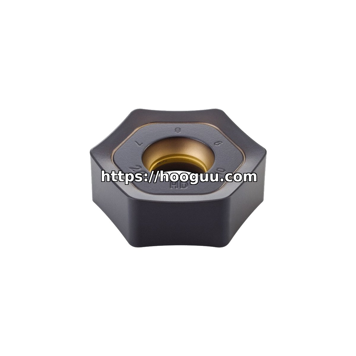 Original Kennametal HNPJ755ANSNHD Carbide Milling Insert - Hexagonal HNPJ130720ANSNHD KCPK30