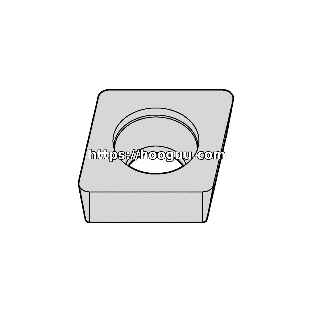 Original Kennametal CCMW2151 Carbide Turning Insert - Diamond 80° | Steel, Cast Iron KCK20B CCMW2151 KCK20B