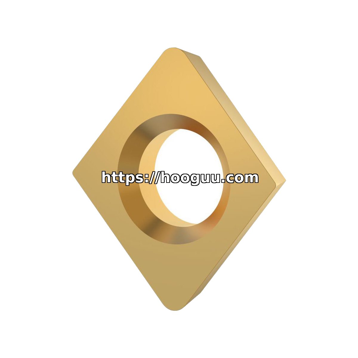 Original Kennametal CDHB120601 KCU25 Carbide Turning Insert - Diamond 80° | Steel KCU25B CDHB120601 KCU25B