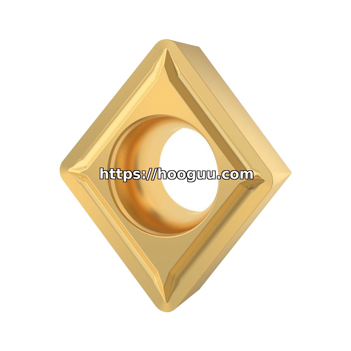 Original Kennametal CPGT21505LF KCU25 Carbide Turning Insert - Diamond 80° | Non-ferrous KCU25B CPGT21505LF KCU25B