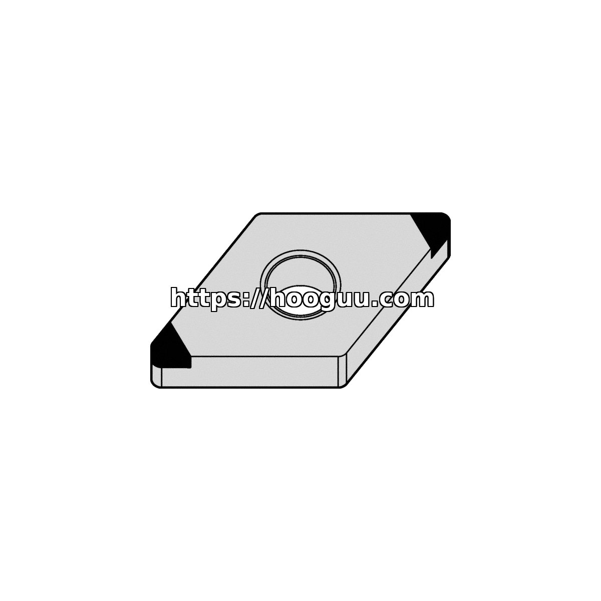 Original Kennametal DNGA443S0735MT Carbide Turning Insert - Diamond 55° KBH20 DNGA443S0735MT KBH20