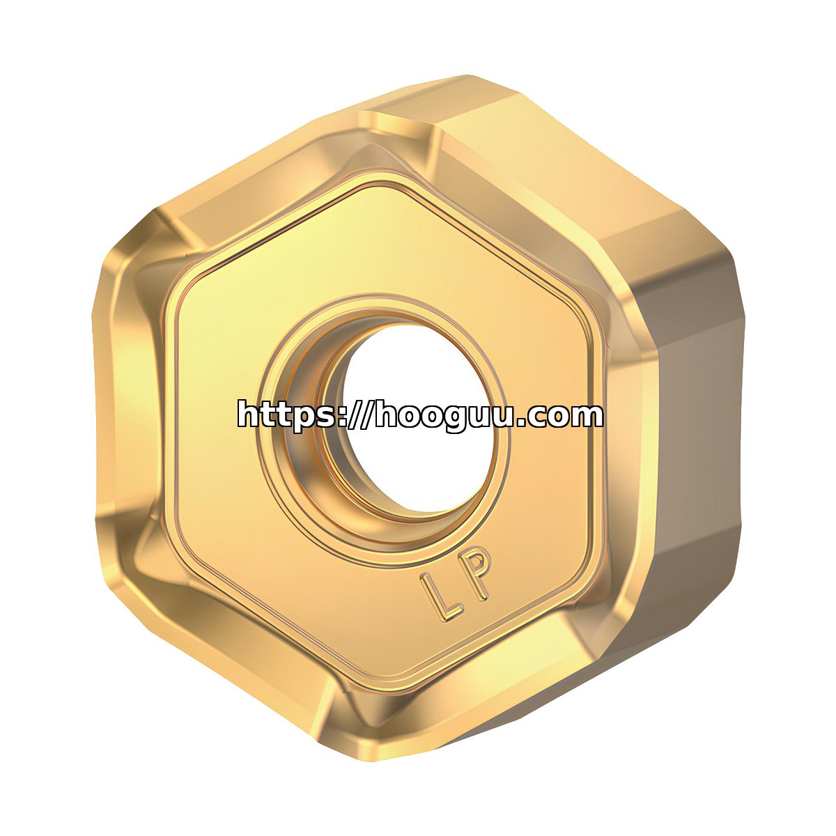 Original Kennametal HNPJ535ANERLP Carbide Milling Insert - Hexagonal HNPJ0905ANERLP KCK20B