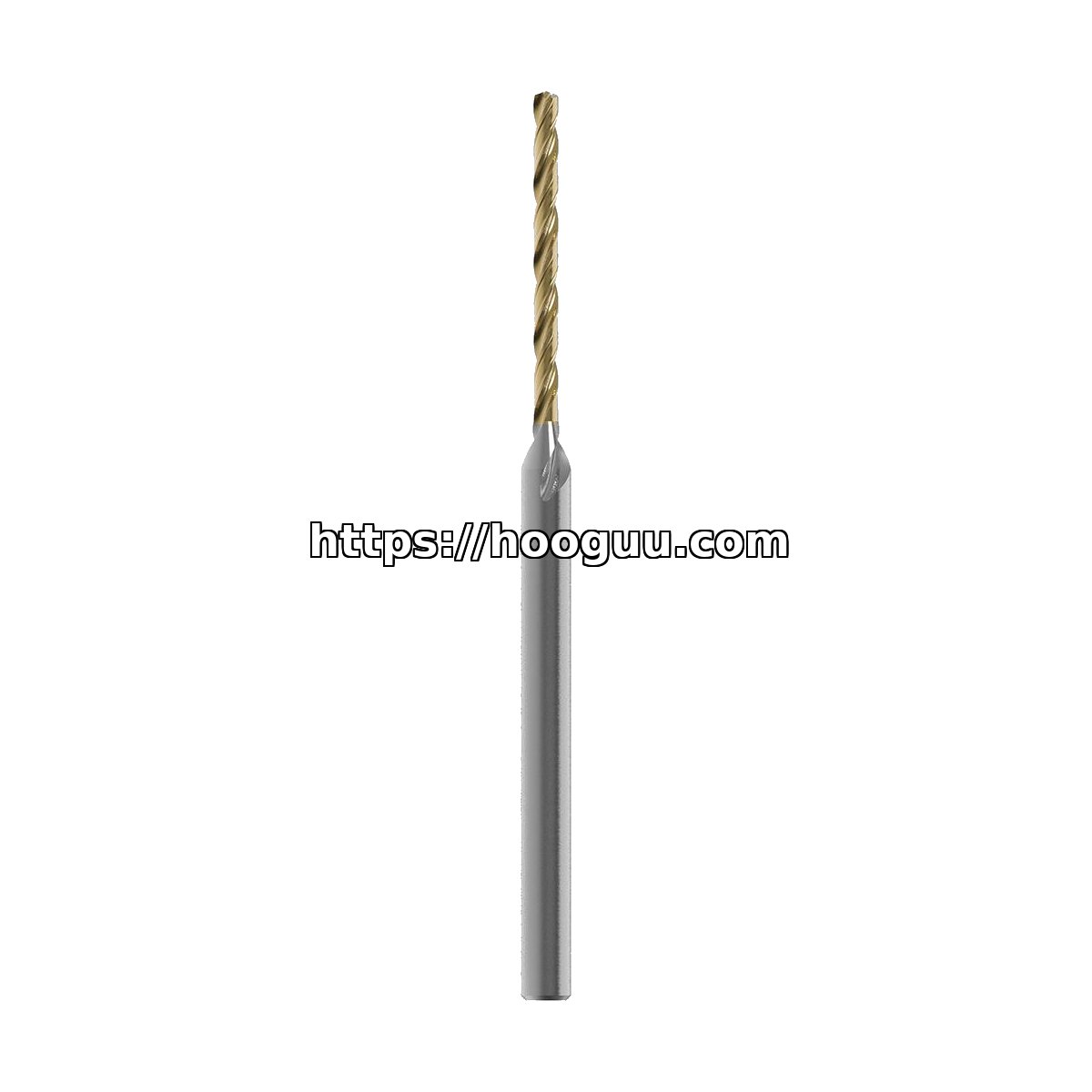 Micro Drill Bit: 2.50 mm Dia, (0.0984"), 139 deg, Solid Carbide 2.50 mm Dia (0.0984") 139 deg