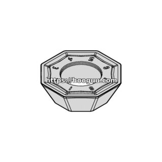 Original Kennametal OFPT53AFEN4GB Carbide Milling Insert - Octagonal | Cast Iron OFPT06L5AFENGB KCPM40