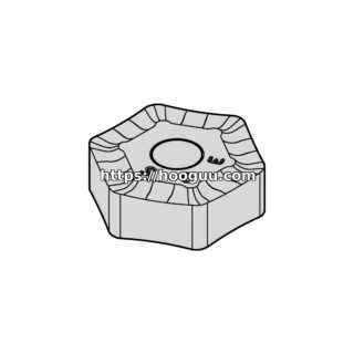 Original Kennametal HNHX5355SNGE Carbide Milling Insert - Hexagonal | Cast Iron HNHX090520SNGE KCK15