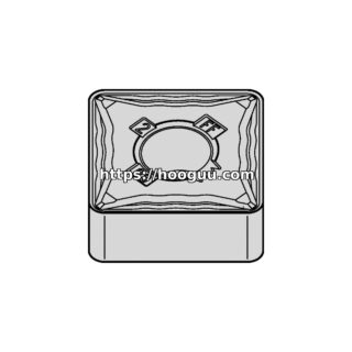 Original Kennametal SNMG321FF Carbide Turning Insert - Square | Steel, Non-ferrous KCU10 SNMG321FF KCU10