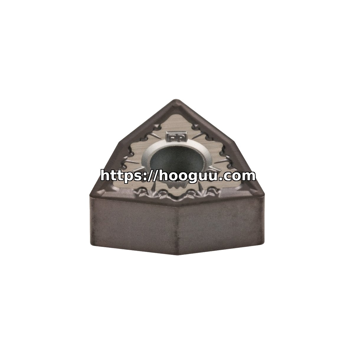 Original Kennametal WNMG432FP Carbide Turning Insert - Trigon 80° | Non-ferrous KCU10 WNMG432FP KCU10