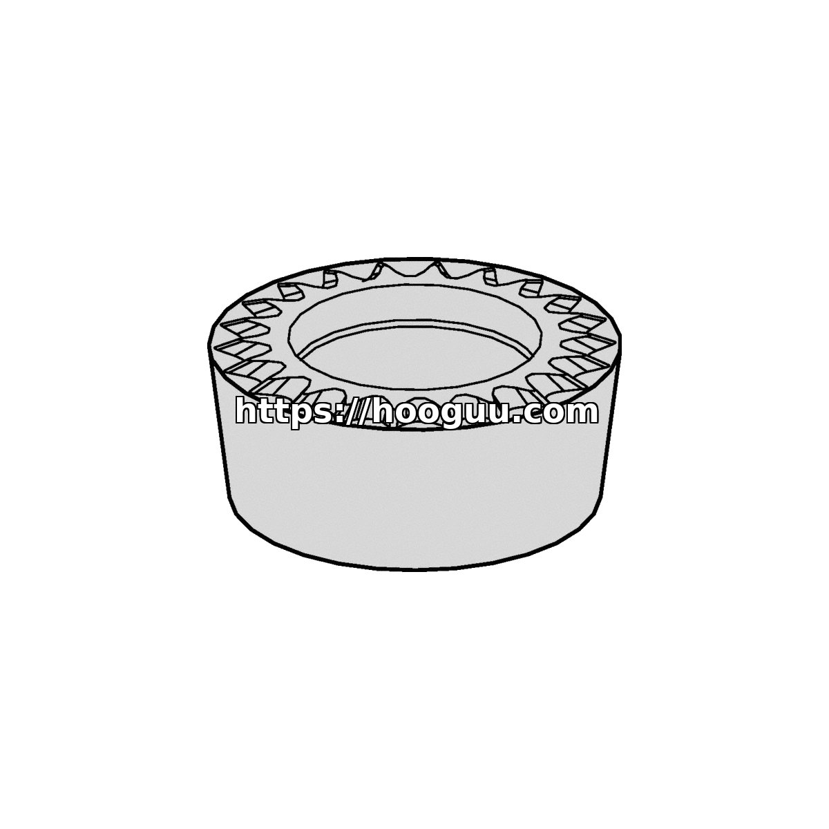 Original Kennametal RCMT1606M0MP Carbide Turning Insert - Round | Cast Iron, Heat-resistant KCS10B RCMT1606M0MP KCS10B