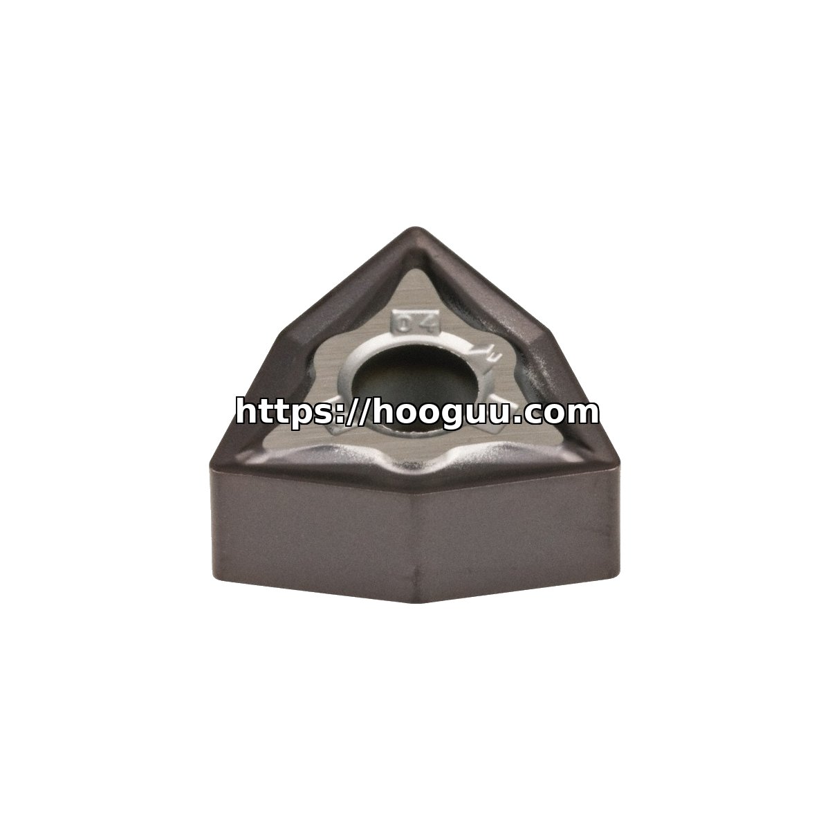 Original Kennametal WNMG331MP Carbide Turning Insert - Trigon 80° | Non-ferrous KCU10 WNMG331MP KCU10