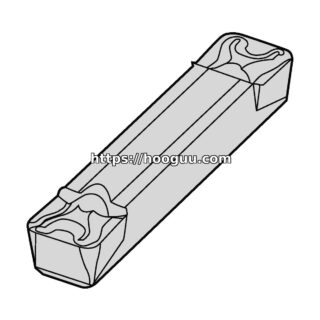 Original Kennametal A4G0305M3SU04GMNKCU10B Carbide Grooving/Parting Insert - Parallelogram 85° | Cast Iron, Non-ferrous