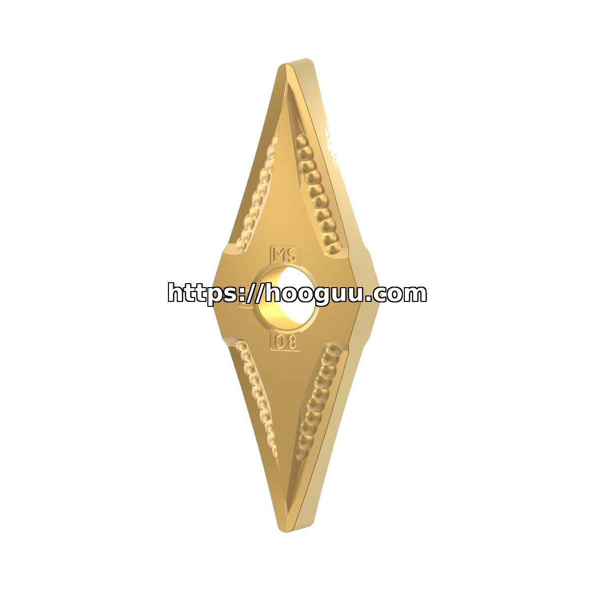 Original Kennametal VNMG3305MS KCU25 Carbide Turning Insert - Diamond 35° | Steel KCU25B VNMG3305MS KCU25B