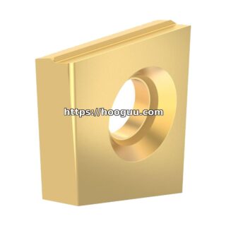 Original Kennametal C2FIX150504LMN KCU25 Carbide Turning Insert - Diamond 80° | Titanium, Non-ferrous KCU25B C2FIX150504LMN KCU25B