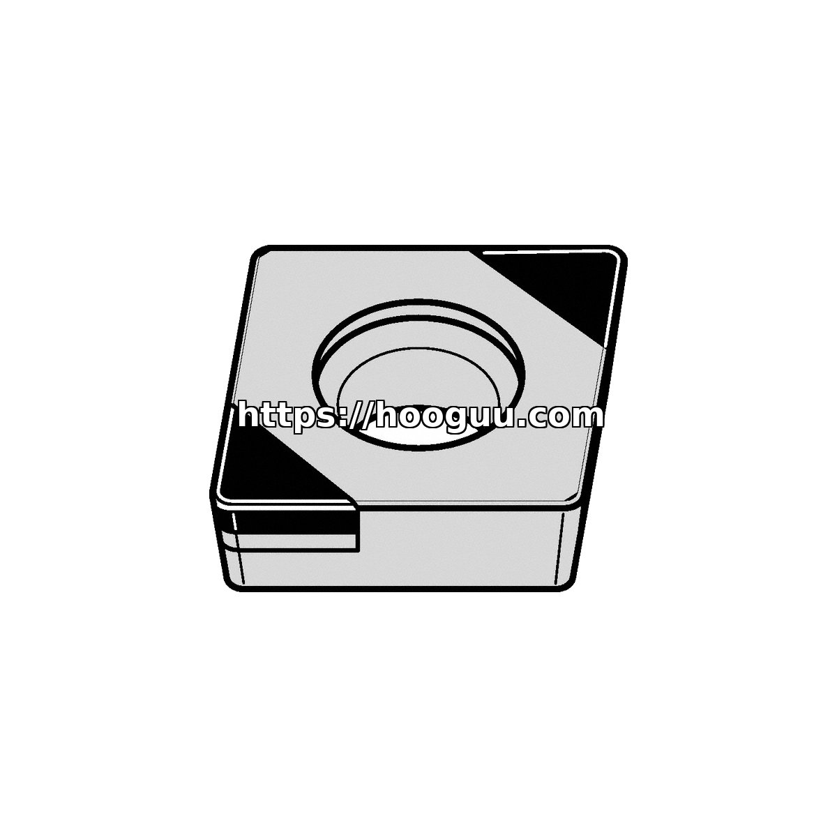 Original Kennametal KB1630 Carbide Turning Insert - Parallelogram 55° | Cast Iron CCGW432S0415MT CCGW432S0415MT KB1630
