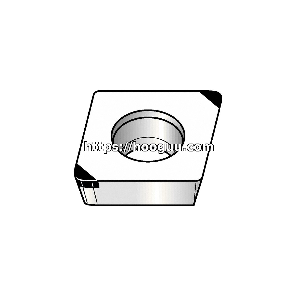 Original Kennametal CPGW3252S0415FWMTKB161 Carbide Turning Insert - Diamond 80° PCBN CPGW3252S0415FWMTKB161 PCBN
