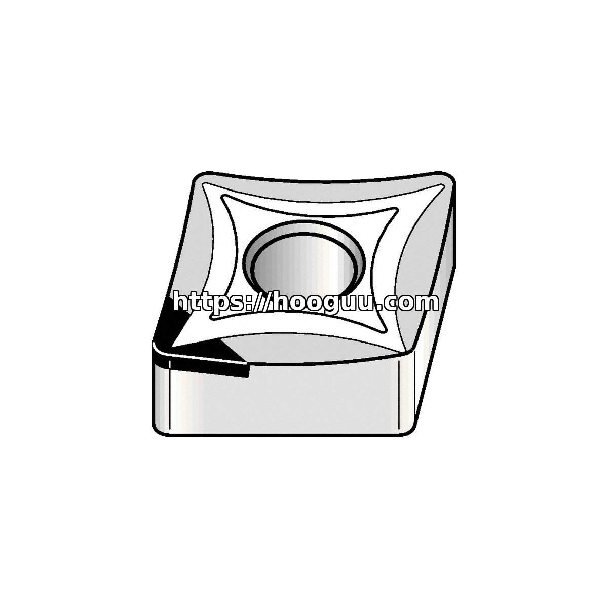 Original Kennametal KD1425 Carbide Turning Insert - Parallelogram 55° | Steel, Stainless Steel CNMS432FST CNMS432FST KD1425