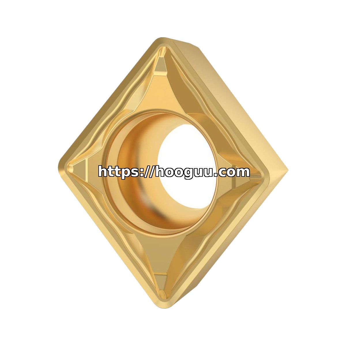 Original Kennametal CPMT3252FP KCU25 Carbide Turning Insert - Diamond 80° | Steel KCU25B CPMT3252FP KCU25B