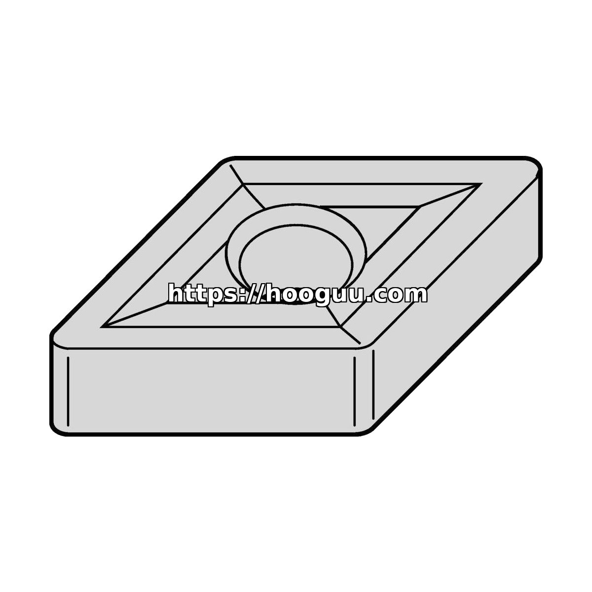 Original Kennametal DNGP442 Carbide Turning Insert - Diamond 55° KCU10B DNGP442 KCU10B