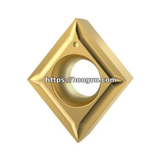 Original Kennametal CCGT2152LF Carbide Turning Insert - Diamond 80° | Non-ferrous KCU10B CCGT2152LF KCU10B