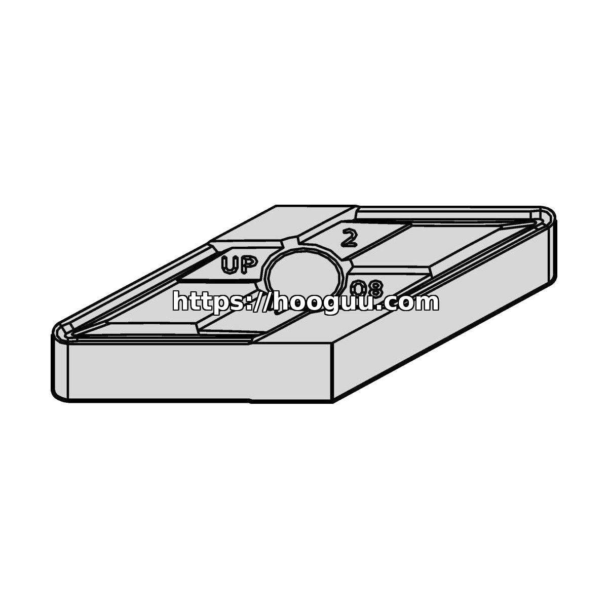 Original Kennametal VNMG331UP Carbide Turning Insert - Diamond 35° | Steel KCU10B VNMG331UP KCU10B