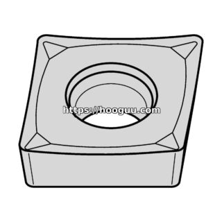 Original Kennametal CCGT3251HP Carbide Turning Insert - Diamond 80° KCU10B CCGT3251HP KCU10B