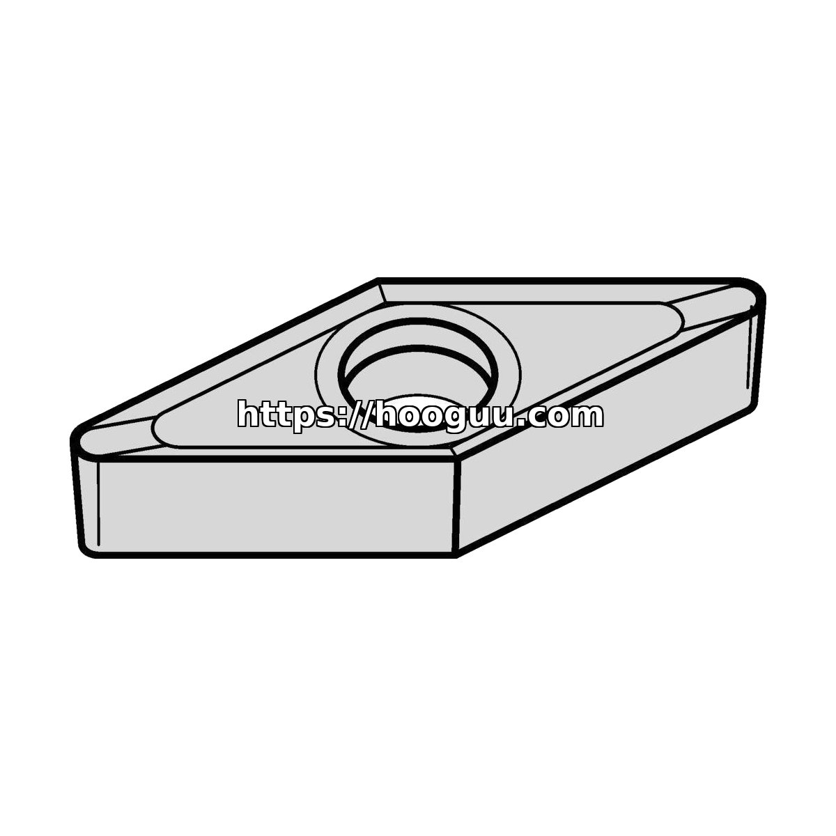 Original Kennametal VBGT332HP Carbide Turning Insert - Diamond 35° KCU10B VBGT332HP KCU10B