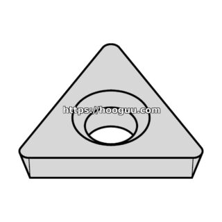 Original Kennametal TDHB12807501 Carbide Turning Insert - Triangle | Titanium KCU10B TDHB12807501 KCU10B