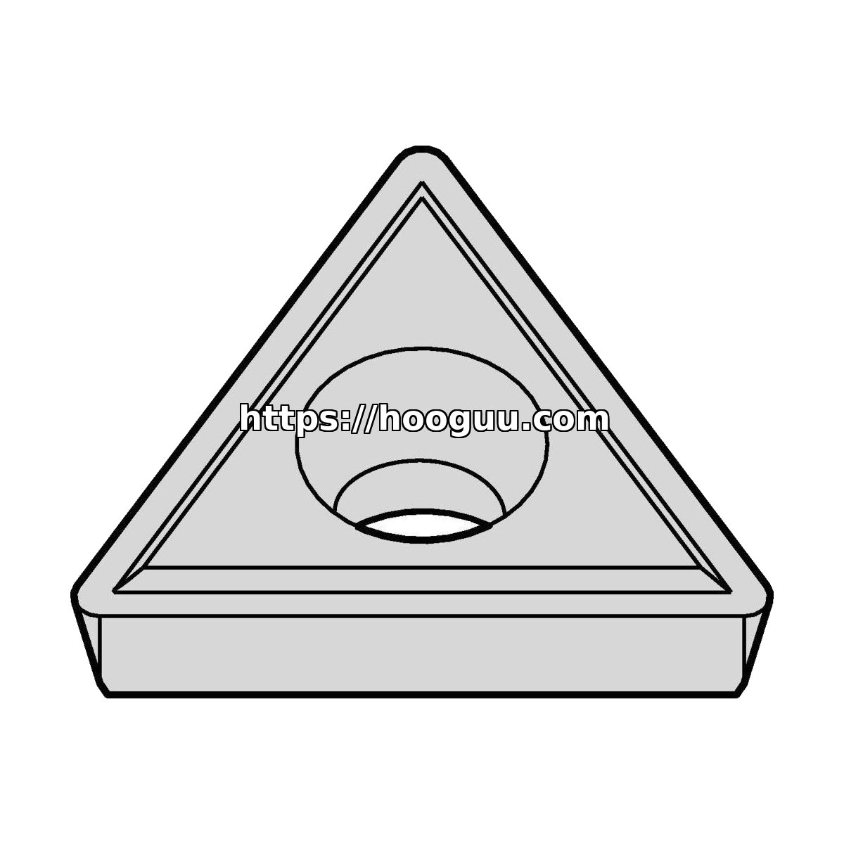 Original Kennametal TPHB21505 Carbide Turning Insert - Triangle KCU10B TPHB21505 KCU10B