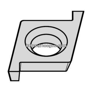 Original Kennametal CDG120302R Carbide Grooving/Parting Insert - Diamond 80° KCU10B CDG120302R KCU10B