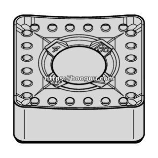 Original Kennametal SNMM433RP Carbide Turning Insert - Square | Steel, Cast Iron KCP25C SNMM433RP KCP25C