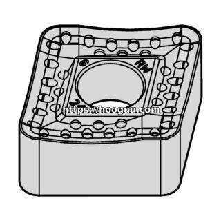 Original Kennametal CNMM646RW Carbide Turning Insert - Diamond 80° | Steel KCP25C CNMM646RW KCP25C