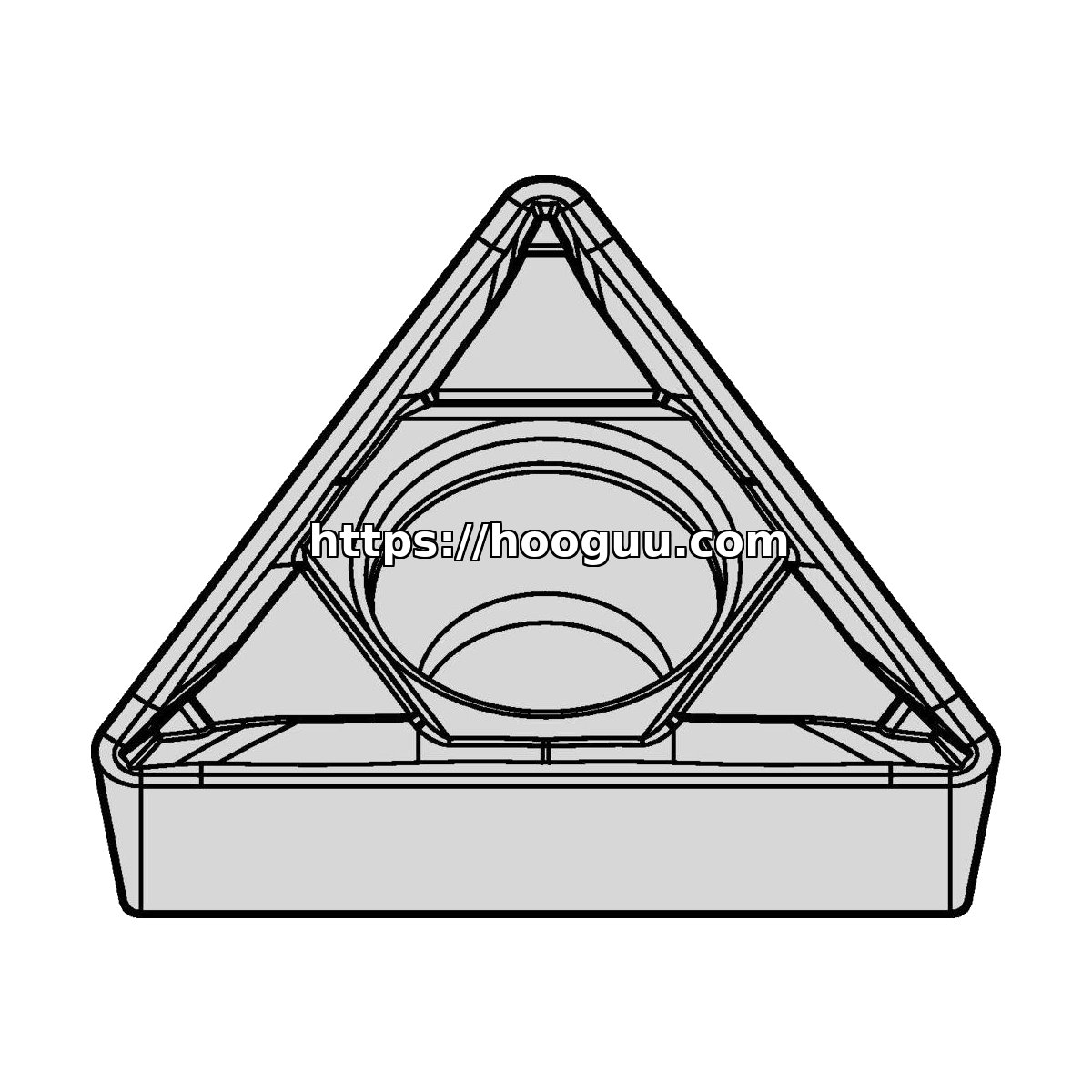 Original Kennametal TPMT18152FP Carbide Turning Insert - Triangle | Steel, Cast Iron KCP25C TPMT18152FP KCP25C