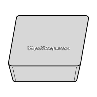 Original Kennametal CPG422 Carbide Turning Insert - Diamond 80° | Steel KCP25C CPG422 KCP25C